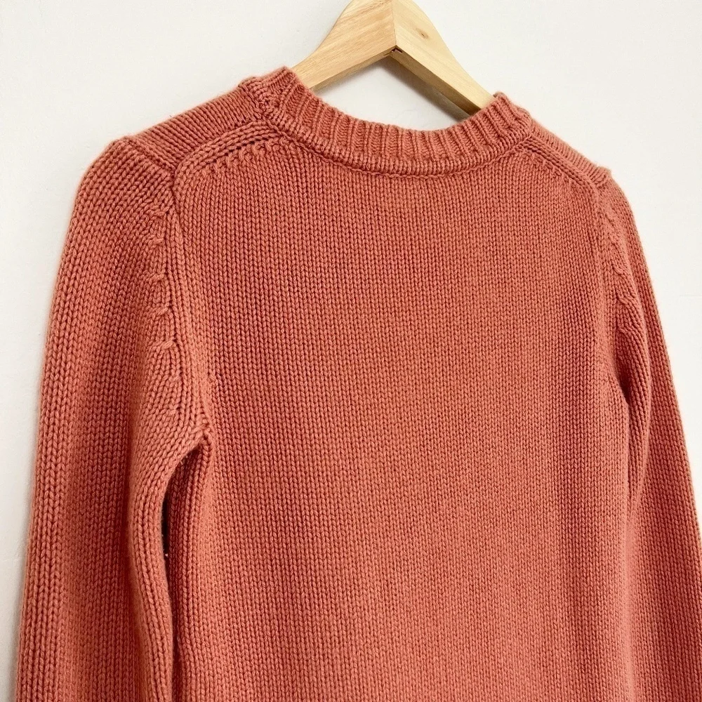 ANN TAYLOR Womens 100% Cashmere Mauve Knit Classic Sweater XS
